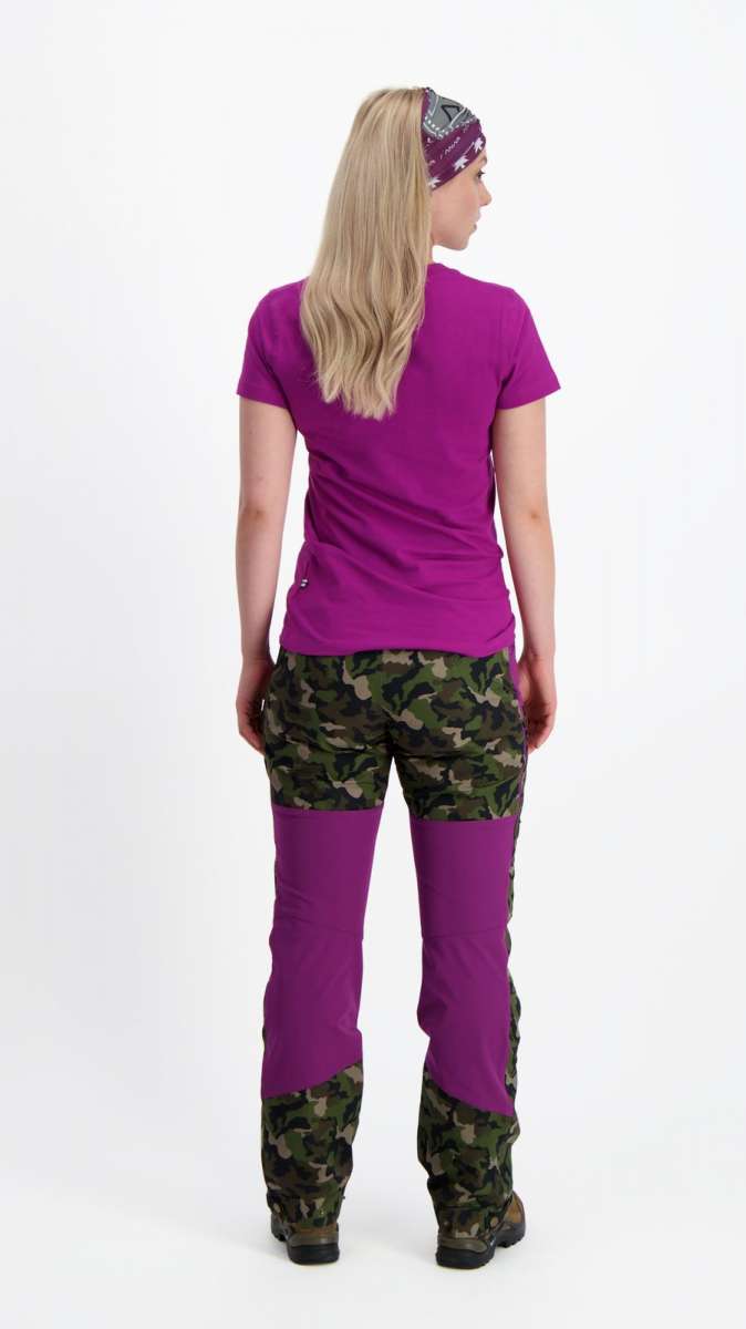 Anar Galda Damen Hose camo/violett