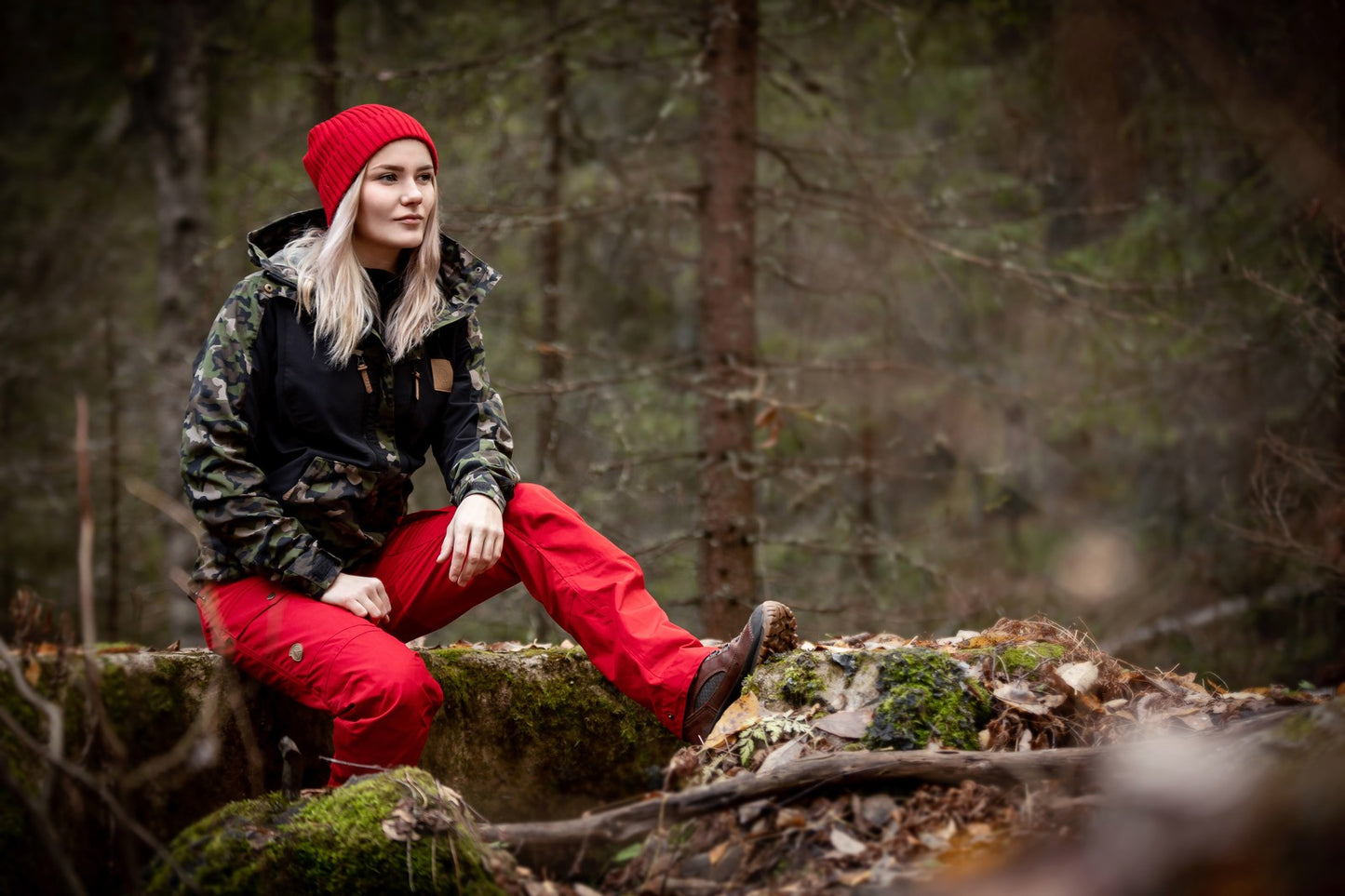 Anar Galda Damen Jacke camo