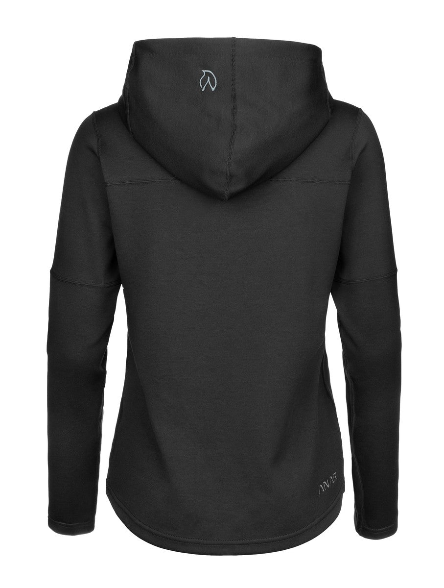 Anar Damen Hoodie Galda schwarz