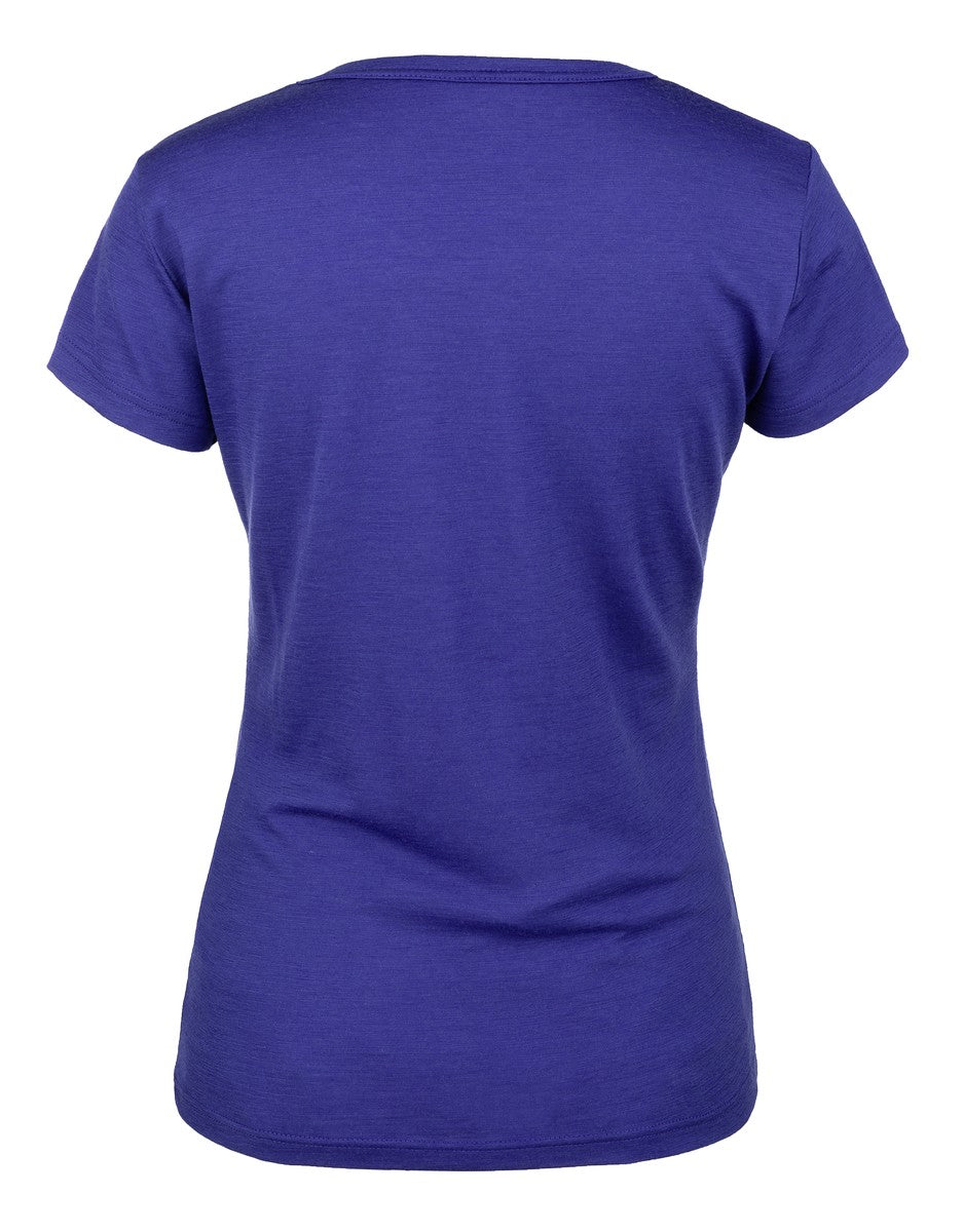 Anar Damen Merinowolle-T-Shirt Galda spectrum blau