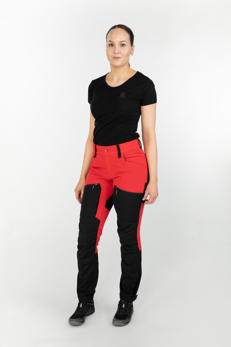 Anar Damen Outdoor-Hose Gahta City rot