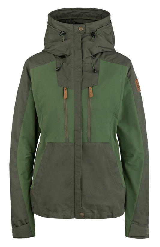 Anar Galda Damen Jacke  duotone grün