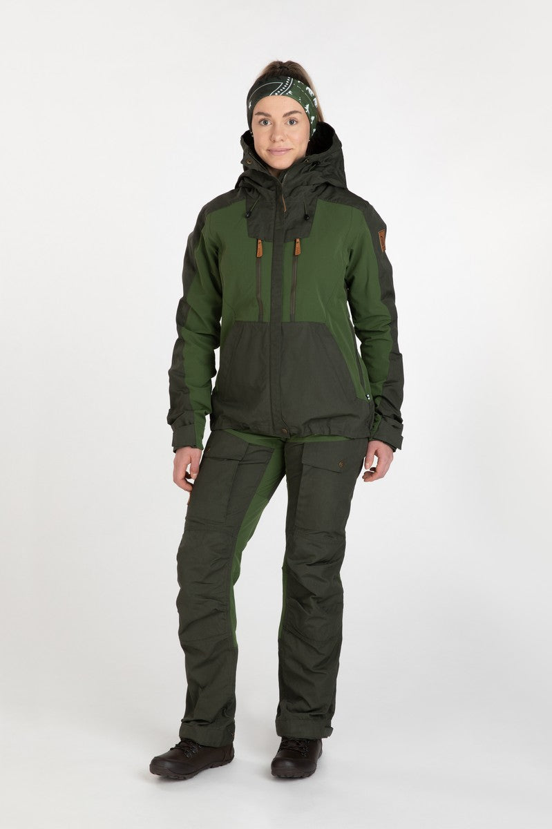 Anar Galda Damen Jacke  duotone grün
