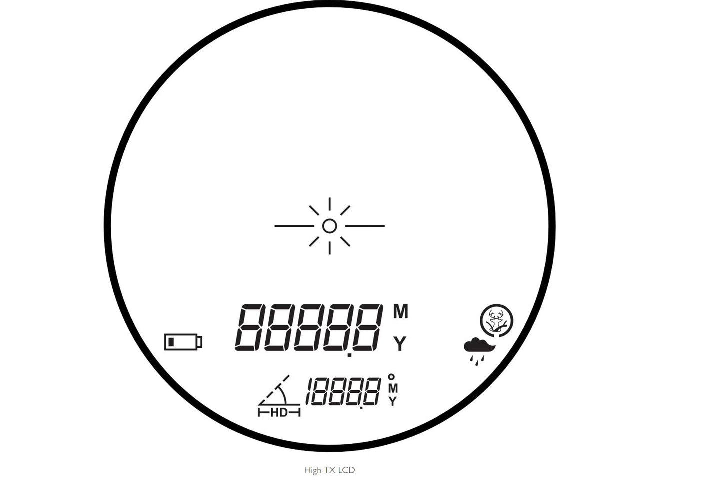 Hawke Vantage Laser Range Finder 900m, Hunt mode | Rain | Yds/m mode | IPX7 WR