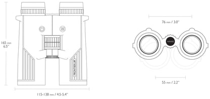 Hawke Frontier LRF 8x42 bis 1800m, OLED Phase correcet