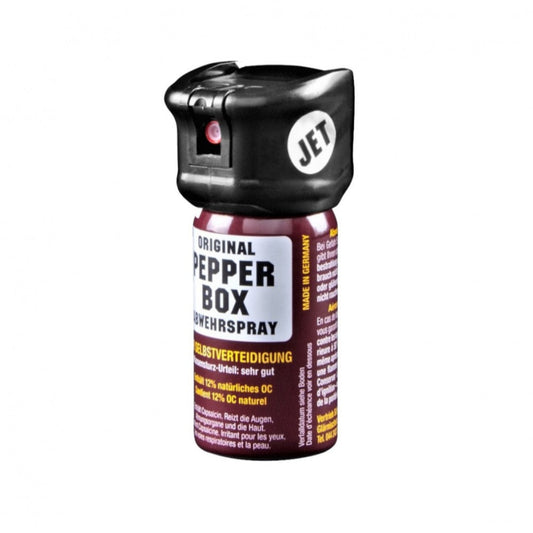 Pepper-Box klein, 40 ml mit Strahl, Flip-Top Kappe