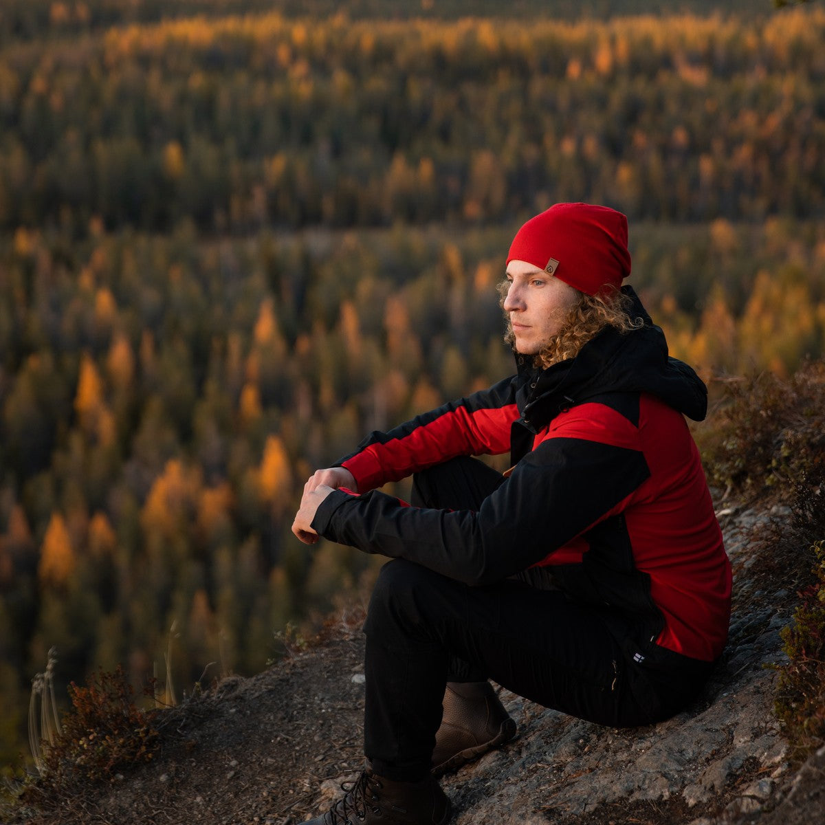 ANAR Herrenjacke MUORRA rot