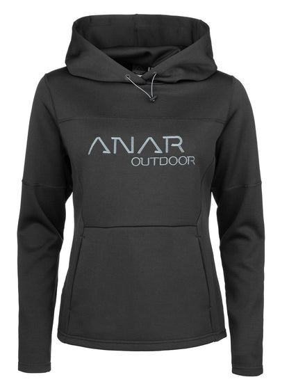 Anar Damen Hoodie Galda schwarz
