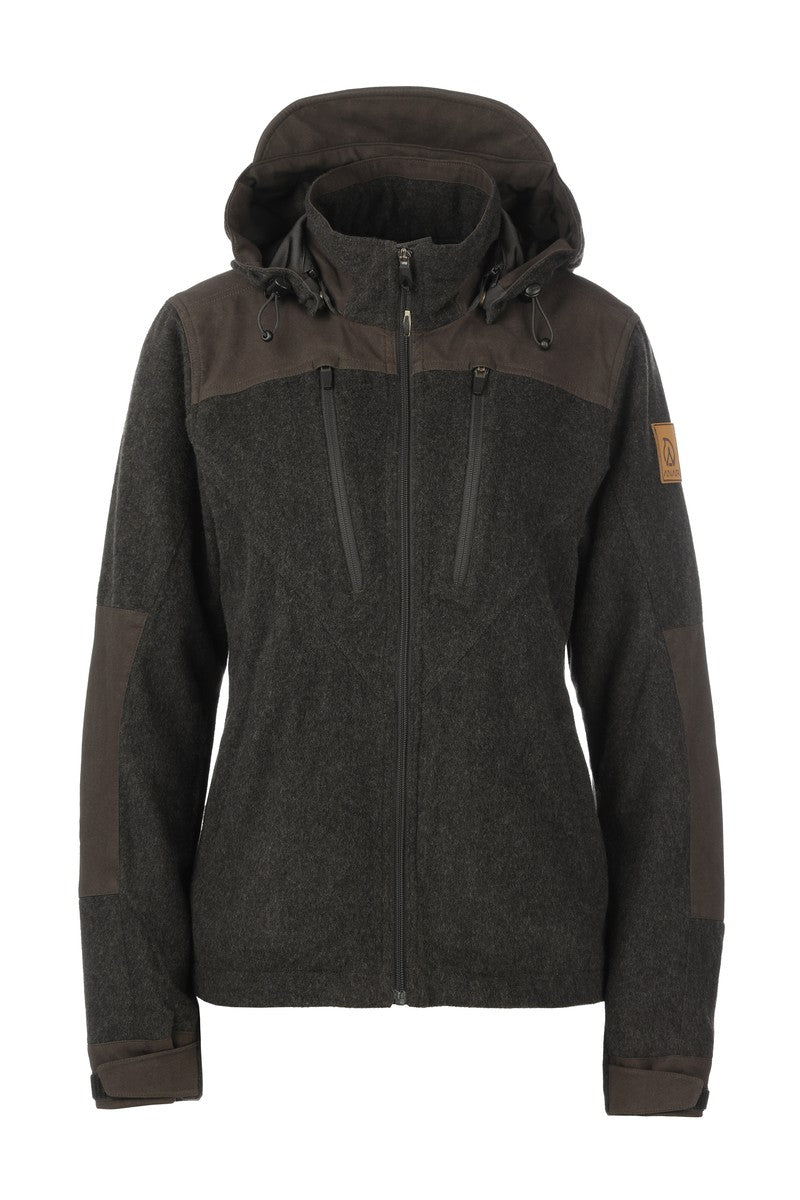 Anar Damen Loden Jagdjacke Silent Pro braun